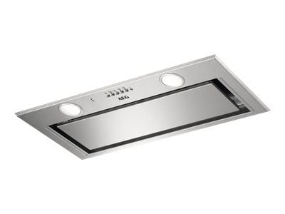 AEG DGE5661HM - Kåpa - huv - Fördjupning - bredd: 49.3 cm - djup: 27.3 cm - utsug och återcirkulering (-) - rostfritt stål