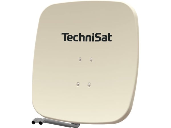 TechniSat SATMAN 65 PLUS, 35,7 dBi, 27°, Beige, Aluminium, 3,6 kg, 1,5 mm