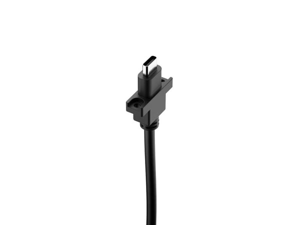 Fractal Design Model D - USB-kabel - USB-C header (hann) til USB-C (hunn) panelmonterbar - 67 cm - svart - for Fractal Design Focus 2; Pop Air, Min...