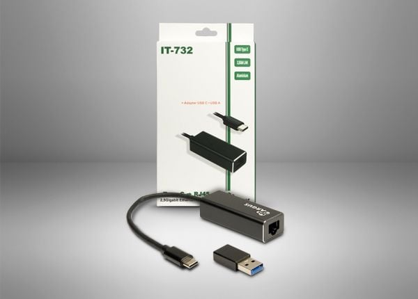 Inter-Tech IT-732 - Nettverksadapter - USB 3.0 - 2.5GBase-T x 1