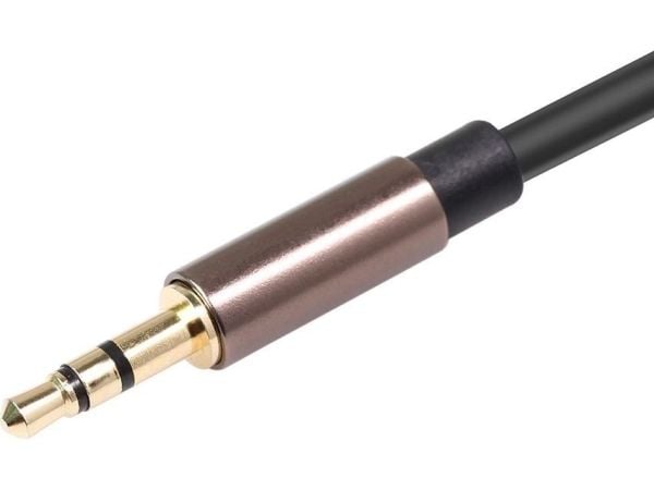 Mozos Jack 3,5 mm - RCA (Cinch) x2 3m kabel svart (MCABLE-MJ-2RCA)
