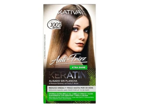 Kativa Keratin Antifrizz Straightening Extra Shine Kit