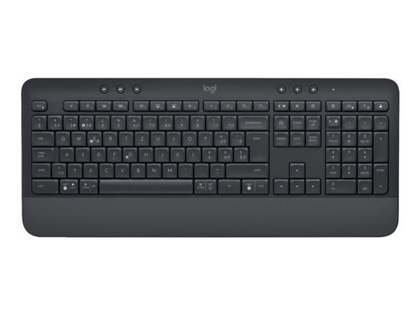 Logitech Signature MK650 Combo for Business - Tastatur- og mussett - trådløs - Bluetooth LE - AZERTY - Fransk - grafitt