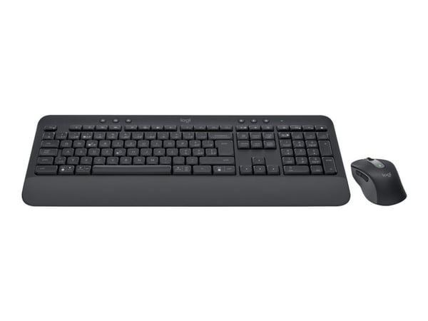 Logitech Signature MK650 Combo for Business - Tastatur- og mussett - trådløs - Bluetooth LE - AZERTY - Belgisk - grafitt