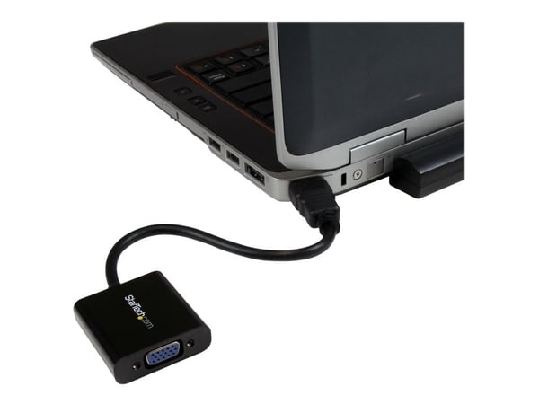 Startech - Video adapter - HDMI hann til HD-15 (VGA) hunn - 24.5 cm - svart - 1080p-støtte, aktiv - for P/N: DK30C2DPEPUE, DK30C2DPPDUE, DK31C3HDPD...
