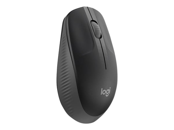 Logitech M190 - Mus - optisk - 3 knapper - trådløs - trådløs modtager (USB) - brunsort
