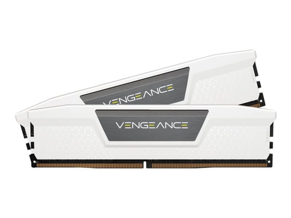 CORSAIR Vengeance - DDR5 - sett - 32 GB + 2 x 16 GB - DIMM 288-pin - 5200 MHz / PC5-41600 - CL40 - 1.25 V - hvit