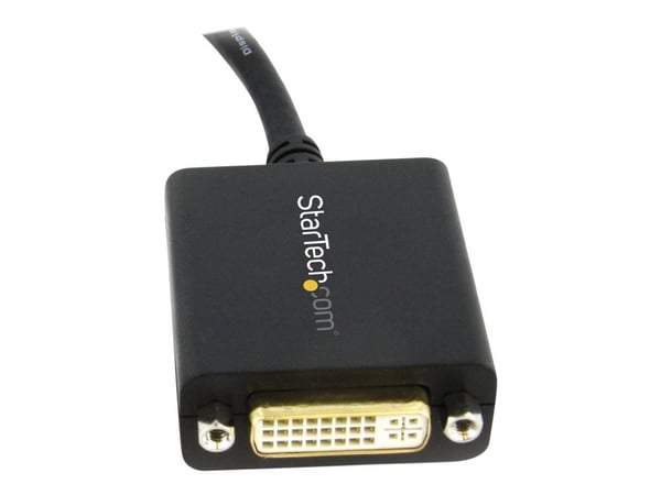 StarTech DisplayPort to DVI-D Adapter - 1920x1200 - Passive DVI Video Converter with Latching DP Connector (DP2DVI2) - DisplayPort-adapter - Displa...