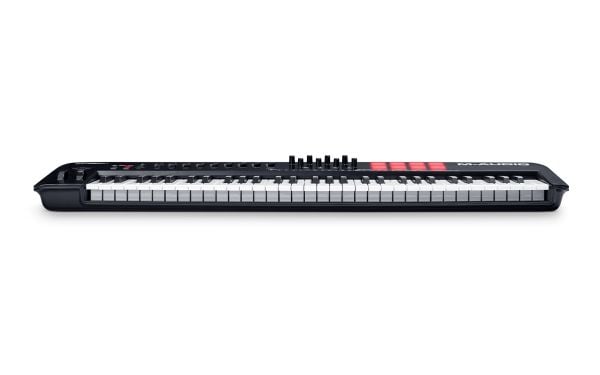 M-AUDIO Oxygen 61 (MKV), 61 taster, Knapper, Rotasjon, lysbildeviser, USB, USB, USB, Melodics, Skoove, Ableton Live Lite, MPC Beats, Hybrid 3.0, AI...