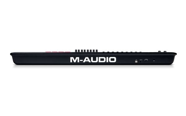 M-AUDIO Oxygen 61 (MKV), 61 taster, Knapper, Rotasjon, lysbildeviser, USB, USB, USB, Melodics, Skoove, Ableton Live Lite, MPC Beats, Hybrid 3.0, AI...