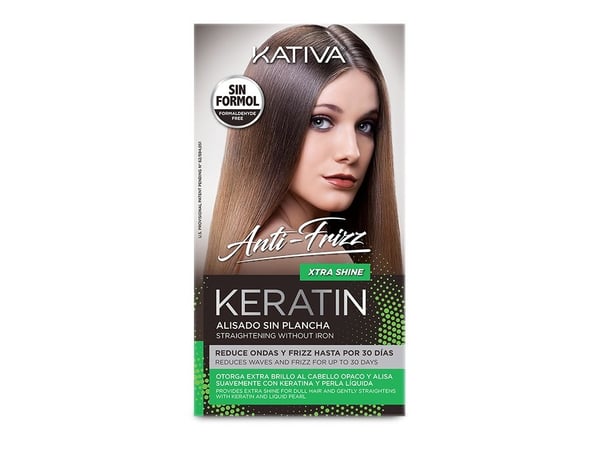 Kativa Keratin Antifrizz Straightening Extra Shine Kit