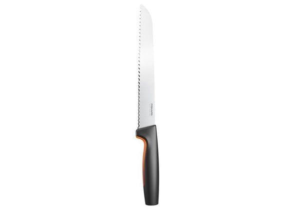 Fiskars 1057558, Knivuppsättning, Rostfritt stål, Rostfritt stål, Svart, Ergonomisk, Mjukt grepp, Finland