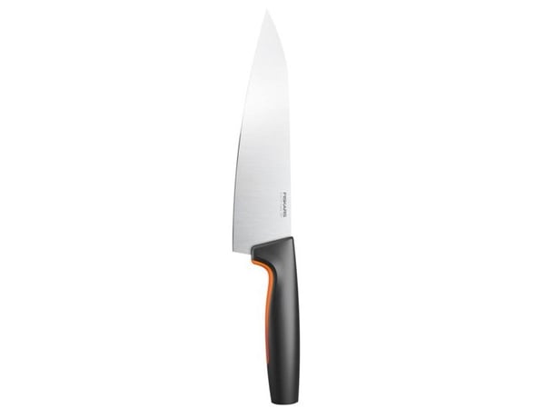 Fiskars 1057558, Knivuppsättning, Rostfritt stål, Rostfritt stål, Svart, Ergonomisk, Mjukt grepp, Finland