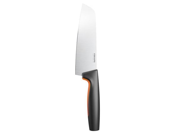 Fiskars 1057558, Knivuppsättning, Rostfritt stål, Rostfritt stål, Svart, Ergonomisk, Mjukt grepp, Finland