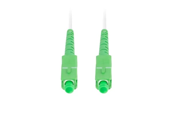 Lanberg - Koblingskabel - SC/APC-enkeltmodus (hann) til SC/APC-enkeltmodus (hann) - 15 m - 3 mm - fiberoptisk - simpleks - 9 / 125 micron - G.657.B...