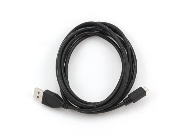 Cablexpert - USB-kaapeli - Micro-USB tyyppi B (uros) - USB (uros) - 1 m - muotoiltu - musta
