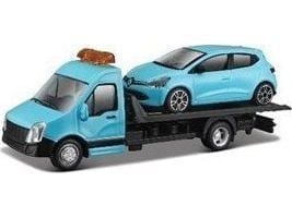 Bburago Metal Model Tow Truck Street Fire Flatbed