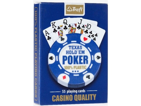 Spillkort 55 plastpoker (ny utgave) 14415
