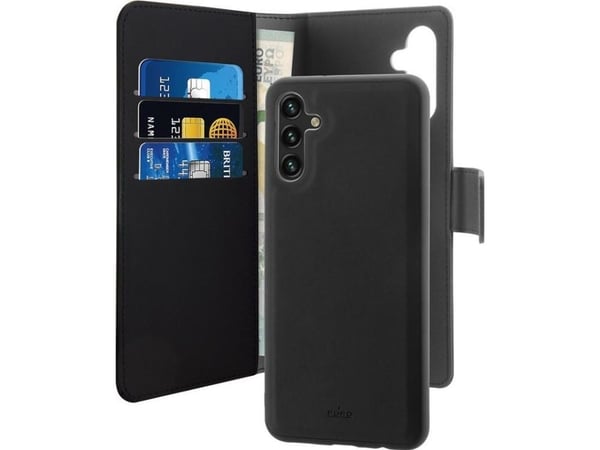 PURO Wallet Detachable, Lommebok-etui, Samsung, Galaxy A13 5G, 16,5 cm (6.5"), Sort