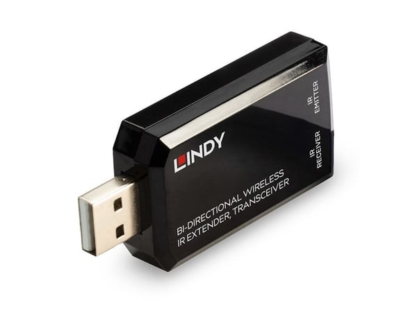 Lindy 38331, AV-sender og -mottaker, 150 m, Koblet med ledninger (ikke trådløs), Svart