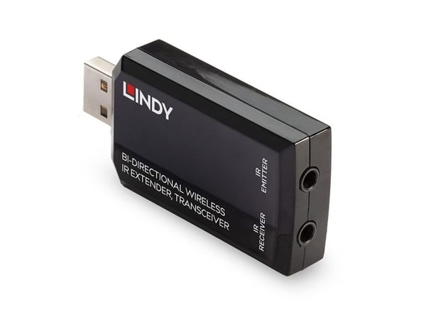 Lindy 38331, AV-sender og -mottaker, 150 m, Koblet med ledninger (ikke trådløs), Svart