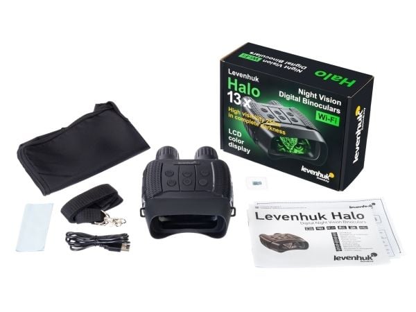 Levenhuk Halo 13x, 13x, 3,35 cm, Fully Coated (FC), Vanntett, Sort, 576 g