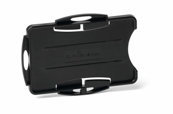DURABLE ECO - Kortholder - for 54 x 87 mm - klips, taljerep - grå