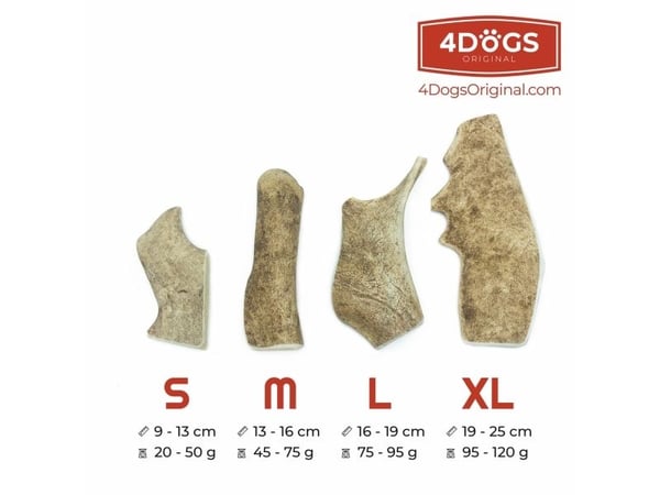 4DOGS DANIEL_XL, Hund, Godteleke, Beige, Brun, Tygging, Polen, 19 cm
