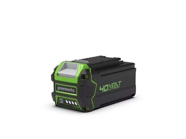 Greenworks G40B4, Batteri, Litium-Ion (Li-Ion), 4 Ah, 40 V, Greenworks, Svart, Grön