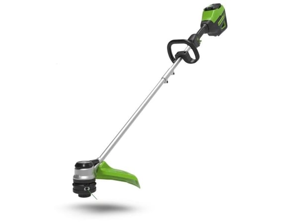 Greenworks GD60LT, Trådkutter, 40 cm, D-sløyfet håndgrep, 2 mm, Sort, Grønn, Grå, Batteri
