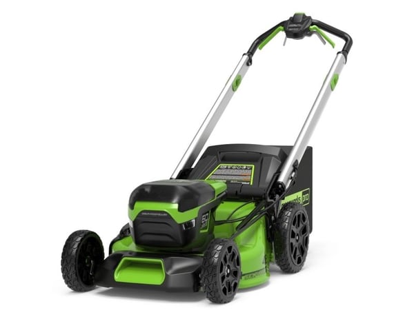 Greenworks 2514207, Gressklipper som man spaserer bak, 750 m², 46 cm, 2,5 cm, 8 cm, 500 m²