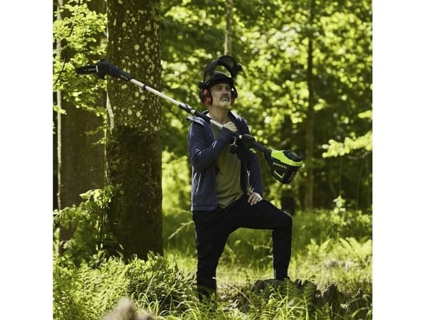 Greenworks GD60PS25, 10,5 m/s, Grønn, Sølv, Batteri, 25 cm, 4,3 kg, 2,4 m
