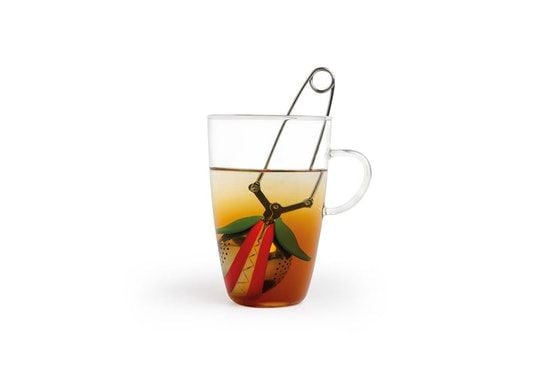 Ototo Design Tea Trap, Te, Grønn, Rød, Stål, Metall, Plast, 160 mm, 63,5 mm, 1 stykker