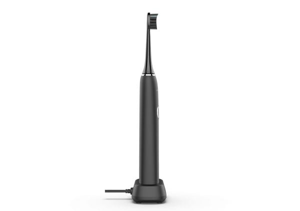 AENO DB6, Voksen, Sonik tannbørste, Grundig rens, Gum omsorg, Massasje, Sensitiv / Myk, Whitening, 46000 bevegelser per minutt, Sort, 30 sec