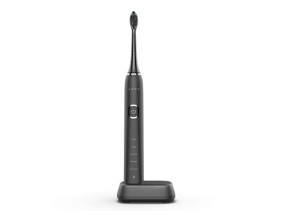 AENO DB6, Voksen, Sonik tannbørste, Grundig rens, Gum omsorg, Massasje, Sensitiv / Myk, Whitening, 46000 bevegelser per minutt, Sort, 30 sec
