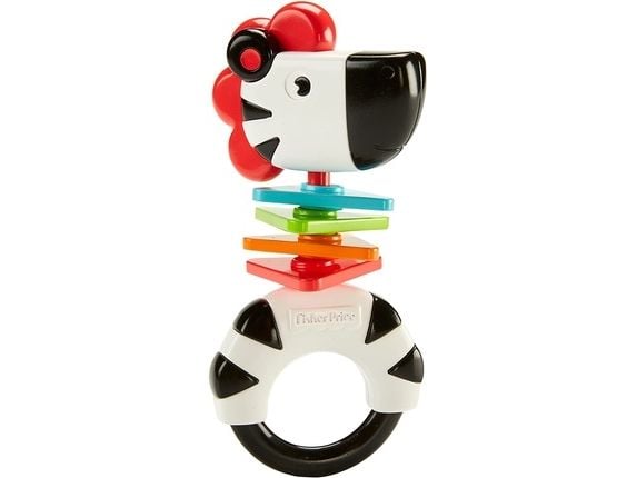 Fisher Price zebra rangle-leketøy, unisex, 3+ måneder