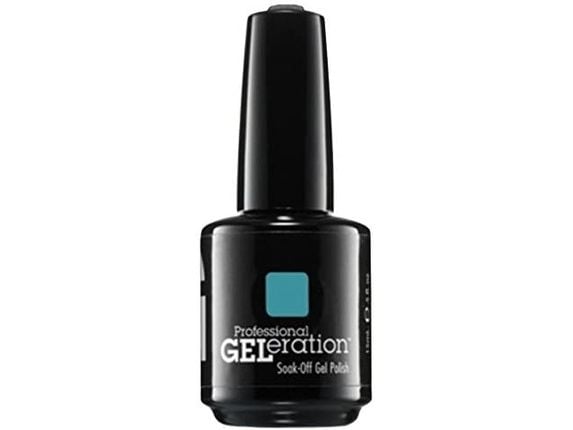 Jessica Geleration Colours semipermanent neglelakk GEL-1100 Faux Fur Blue 15 ml