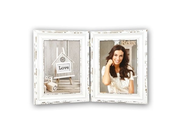 ZEP Saint Michel, Bilderammesett, Tre, Hvit, Bord, Vegg, 13 x 18 cm, Rektangulær