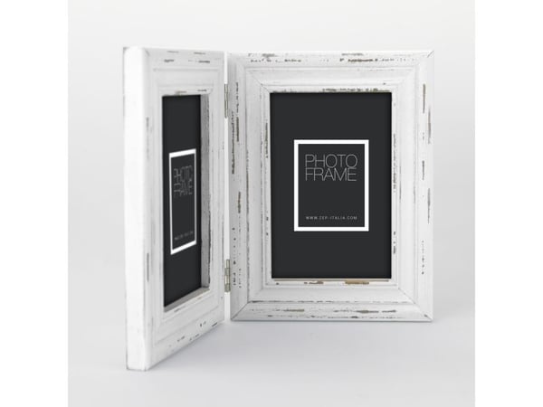 ZEP Saint Michel, Bilderammesett, Tre, Hvit, Bord, Vegg, 13 x 18 cm, Rektangulær