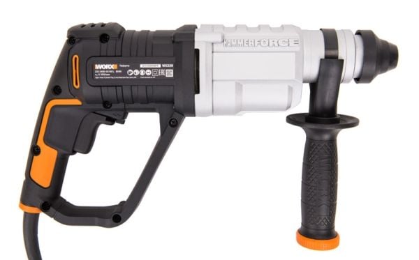 Smūginis gręžtuvas sds+ 800w 2,5j, lagaminas WX339 Worx