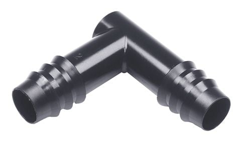 Gardena 5392-20, Anslutning för två slangar, Droppbevattningssystem, Svart, Hankoppling, 90°, 1 styck