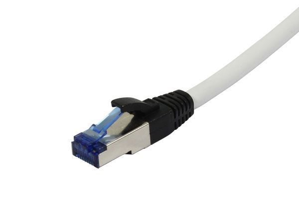 Liitäntäjohto RJ45 CAT6A 500Mhz25m valkoinen SSTPSFTP PURSuperflex OutdoorIndustrial AWG26 Synergy 21