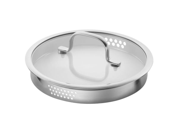 ZWILLING TrueFlow - Matlagningssats med lock - 5 artiklar - rund - silver
