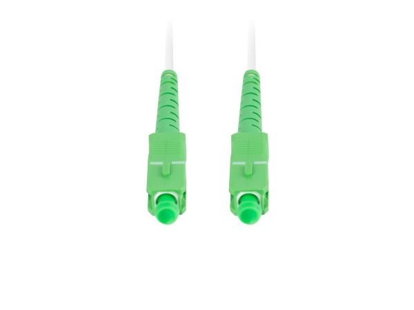 Lanberg - Koblingskabel - SC/APC (hann) til SC/APC (hann) - 30 m - 3 mm - fiberoptisk - simpleks - 9 / 125 micron - 0.25 dB - G.657.B3 - halogenfri...