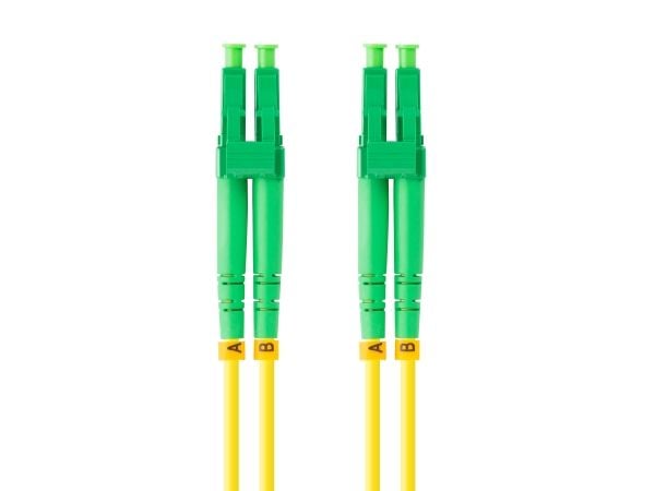 Lanberg - Patchkabel - LC/APC enkelttilstand (han) til LC/UPC enkelttilstand (han) - 2 m. - 3 mm - fiberoptik - duplex - 9 / 125 micron - G.657.A1 ...