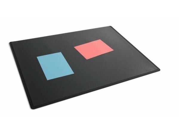 Skriveunderlag 530 x 400 mm med transparent dækplade PP