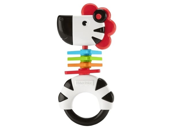 Fisher Price zebra rangle-leketøy, unisex, 3+ måneder
