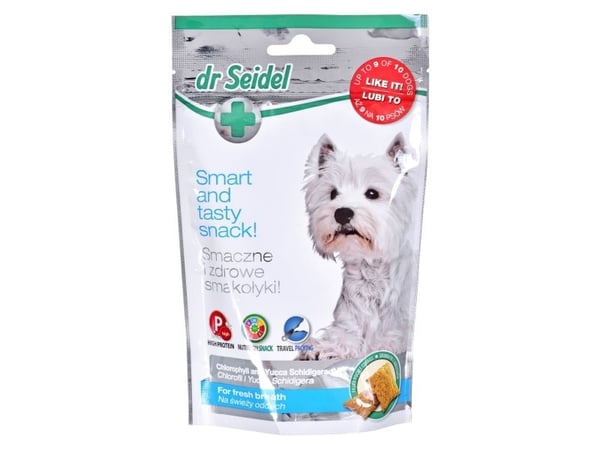 Dr Seidel tyggegodbiter / godbiter friskt pust 90 g
