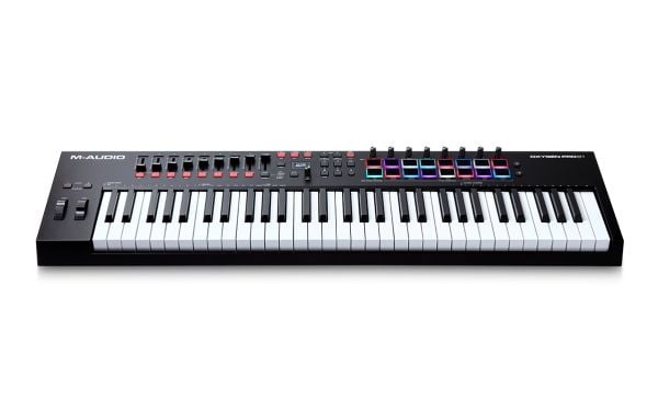 M-AUDIO Oxygen Pro 61, 61 taster, Knapper, Rotasjon, lysbildeviser, USB, 965,2 mm, 264,2 mm, 83,8 mm