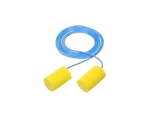 3M E-A-R, Gjenbrukbar øreplugg, In-ear, Blå, Gult, Koblet med ledninger (ikke trådløs), 29 dB, Boks